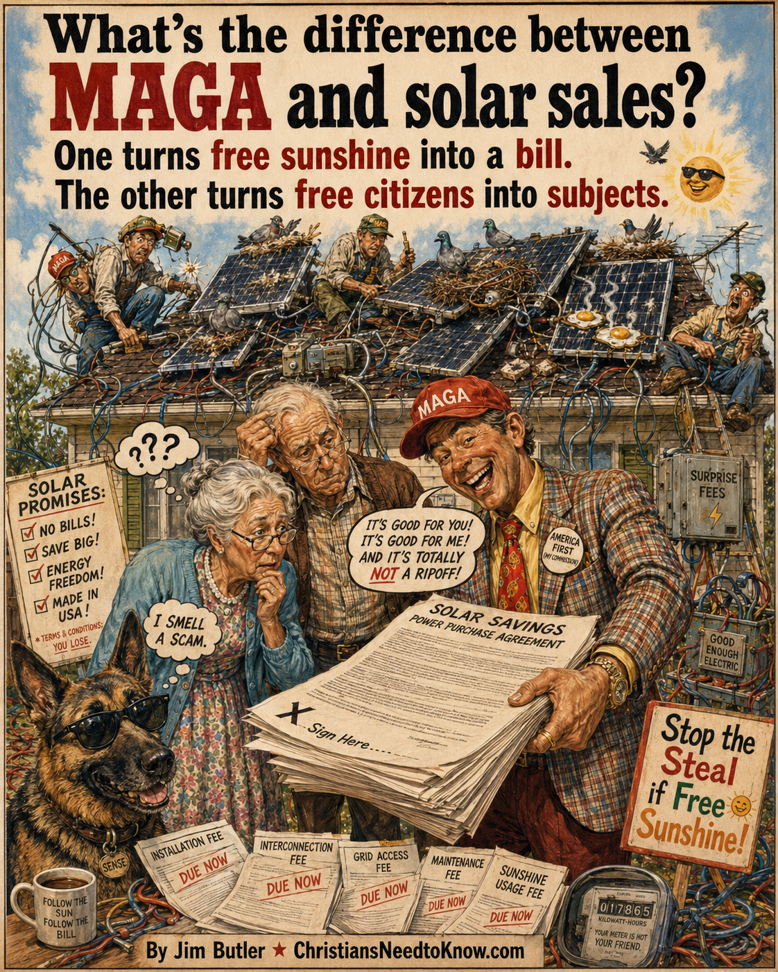 MAGA and Solar Sales